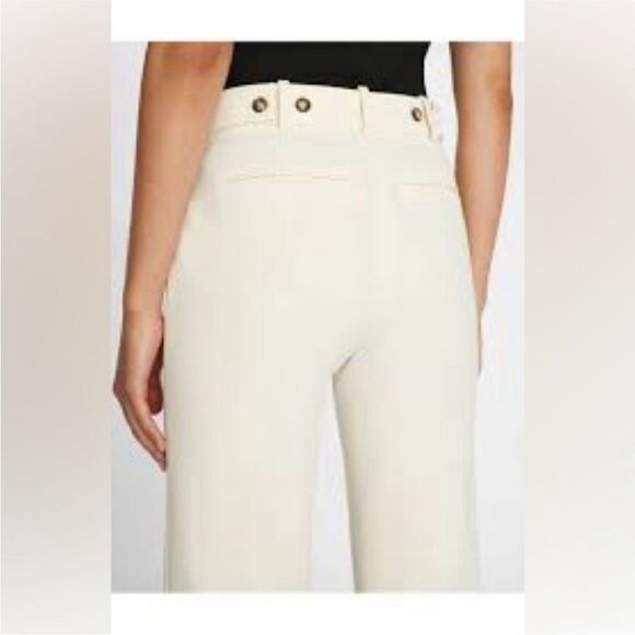 Frame NWT SLIM EXAGGERATED FLARE in Off White Size 12 - Picture 6 of 9